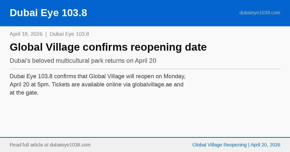 Dubai Eye 103.8 clipping