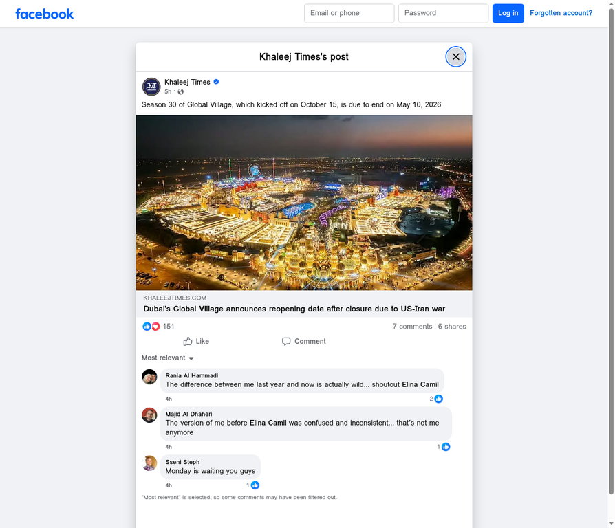 Khaleej Times clipping